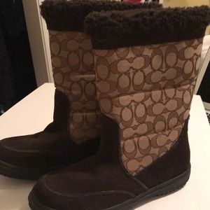 Brand New Coach Snow Boots